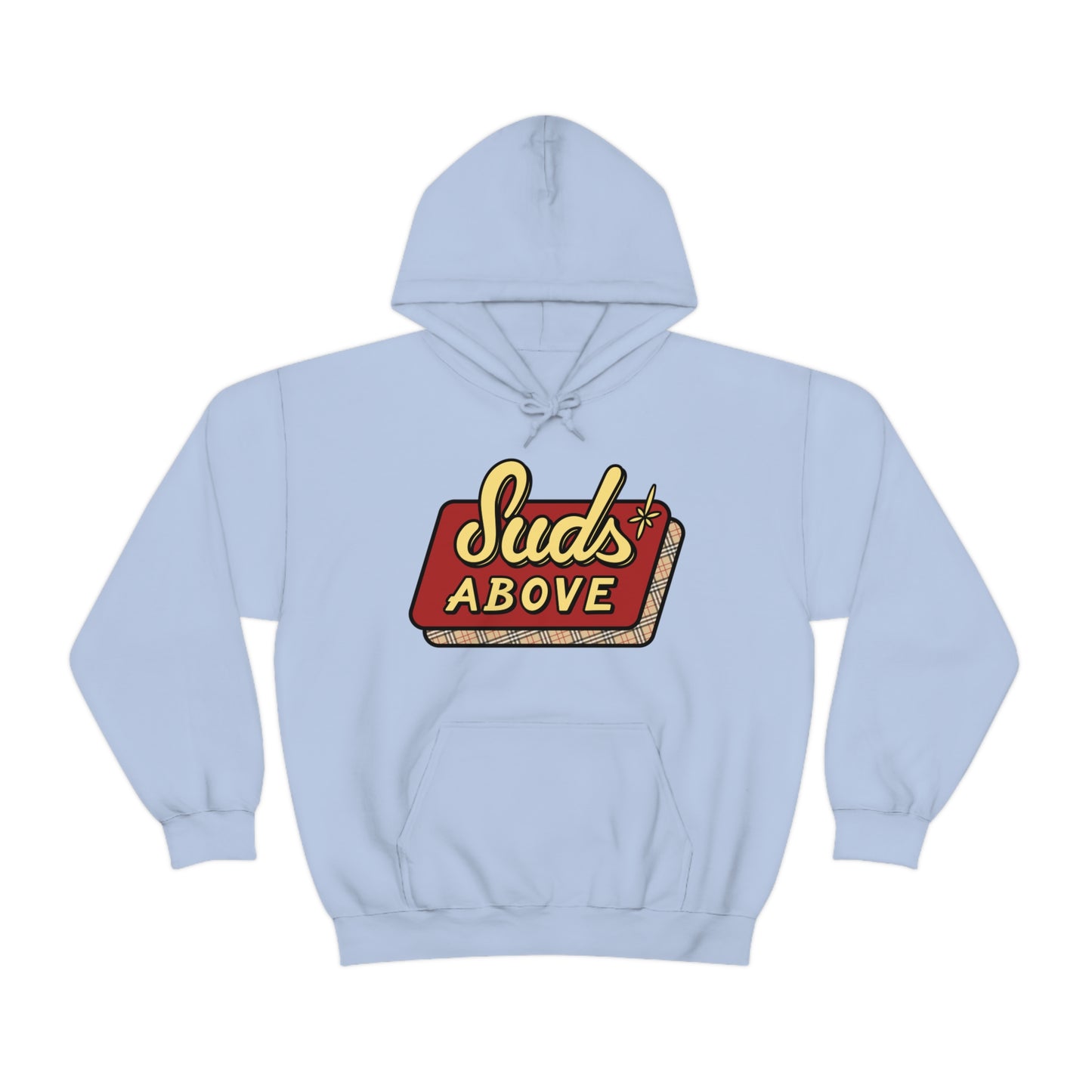 Suds Above Logo Hoodie - English Plaid