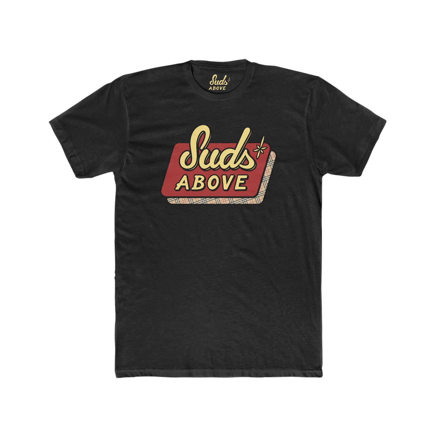 Suds Above Logo T-Shirt - English Plaid