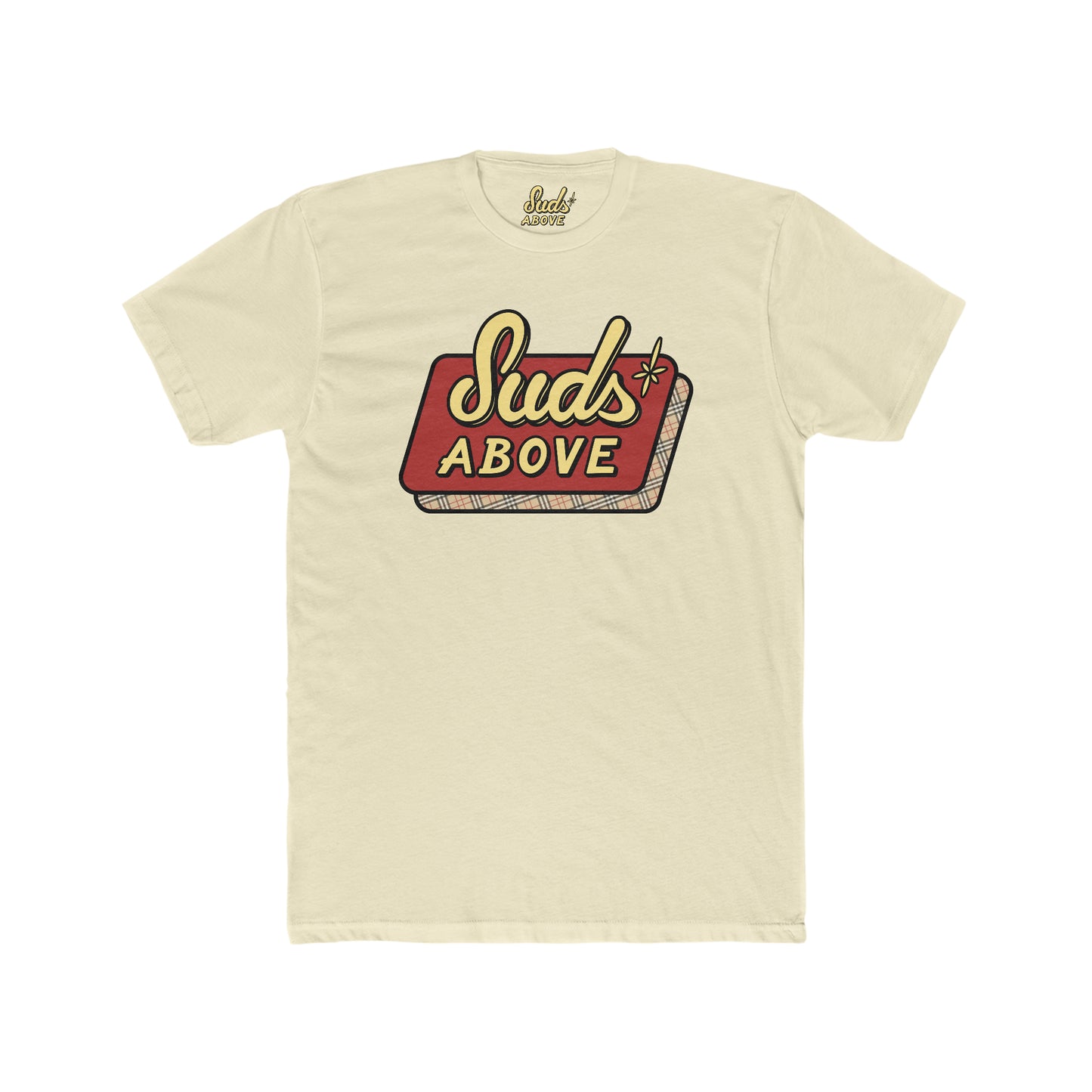 Suds Above Logo T-Shirt - English Plaid