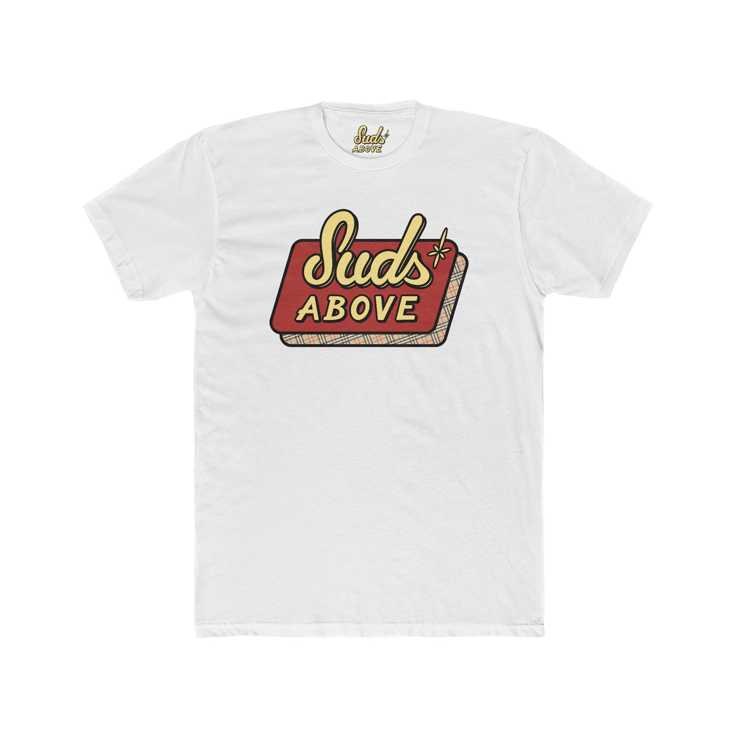 Suds Above Logo T-Shirt - English Plaid