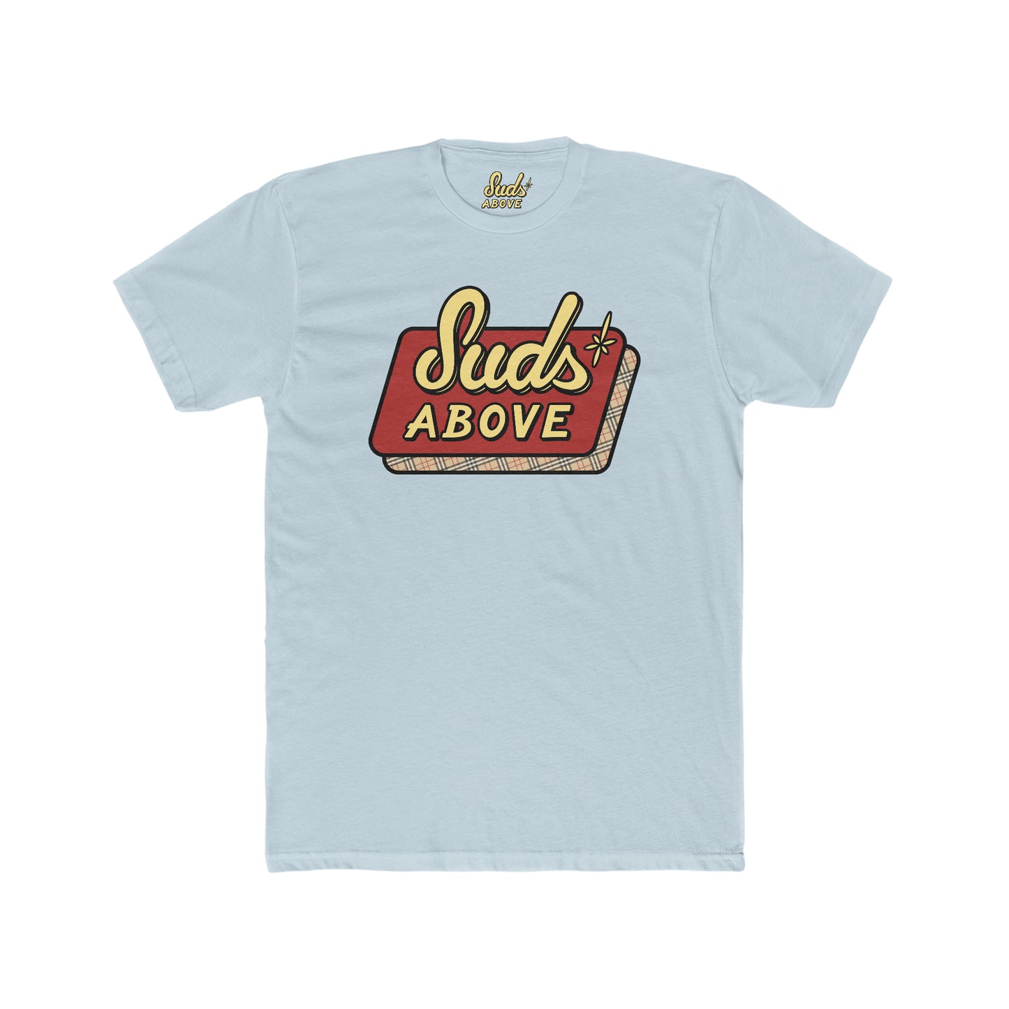 Suds Above Logo T-Shirt - English Plaid