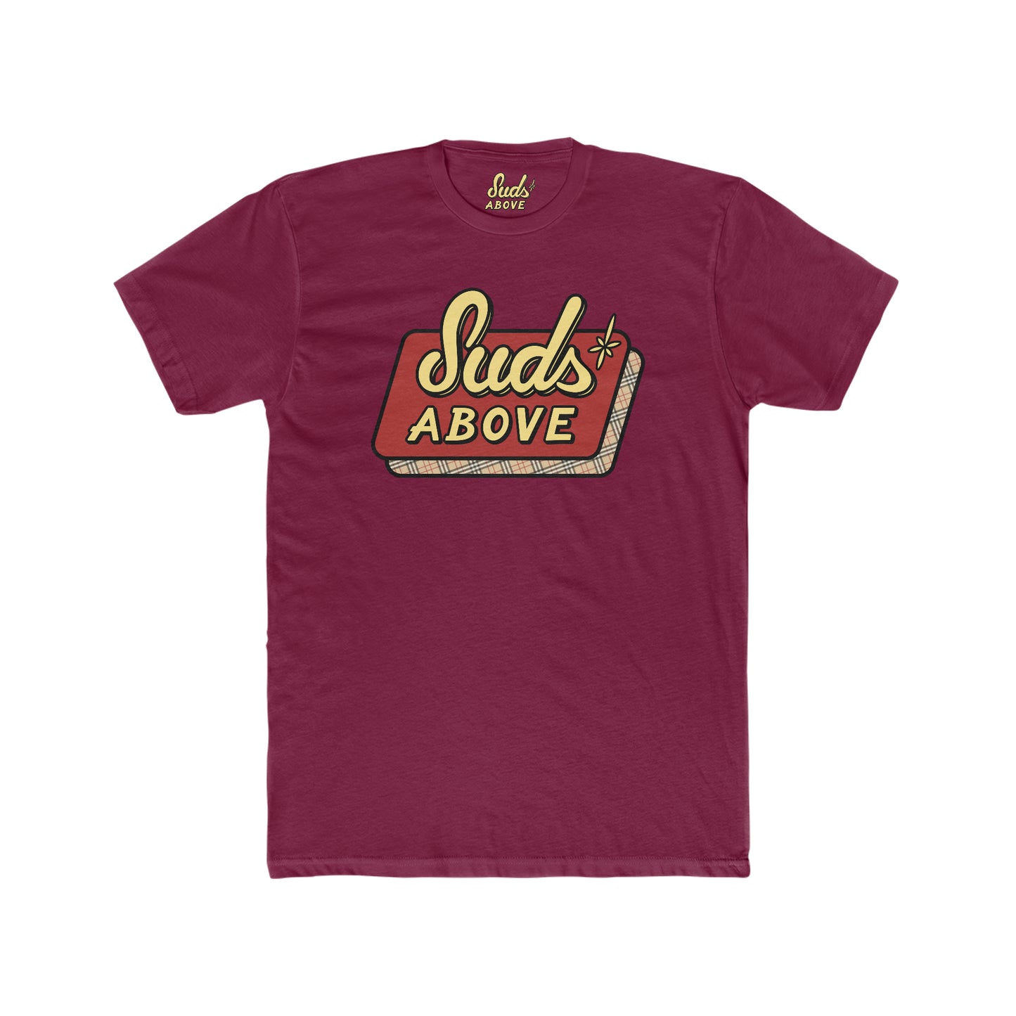 Suds Above Logo T-Shirt - English Plaid