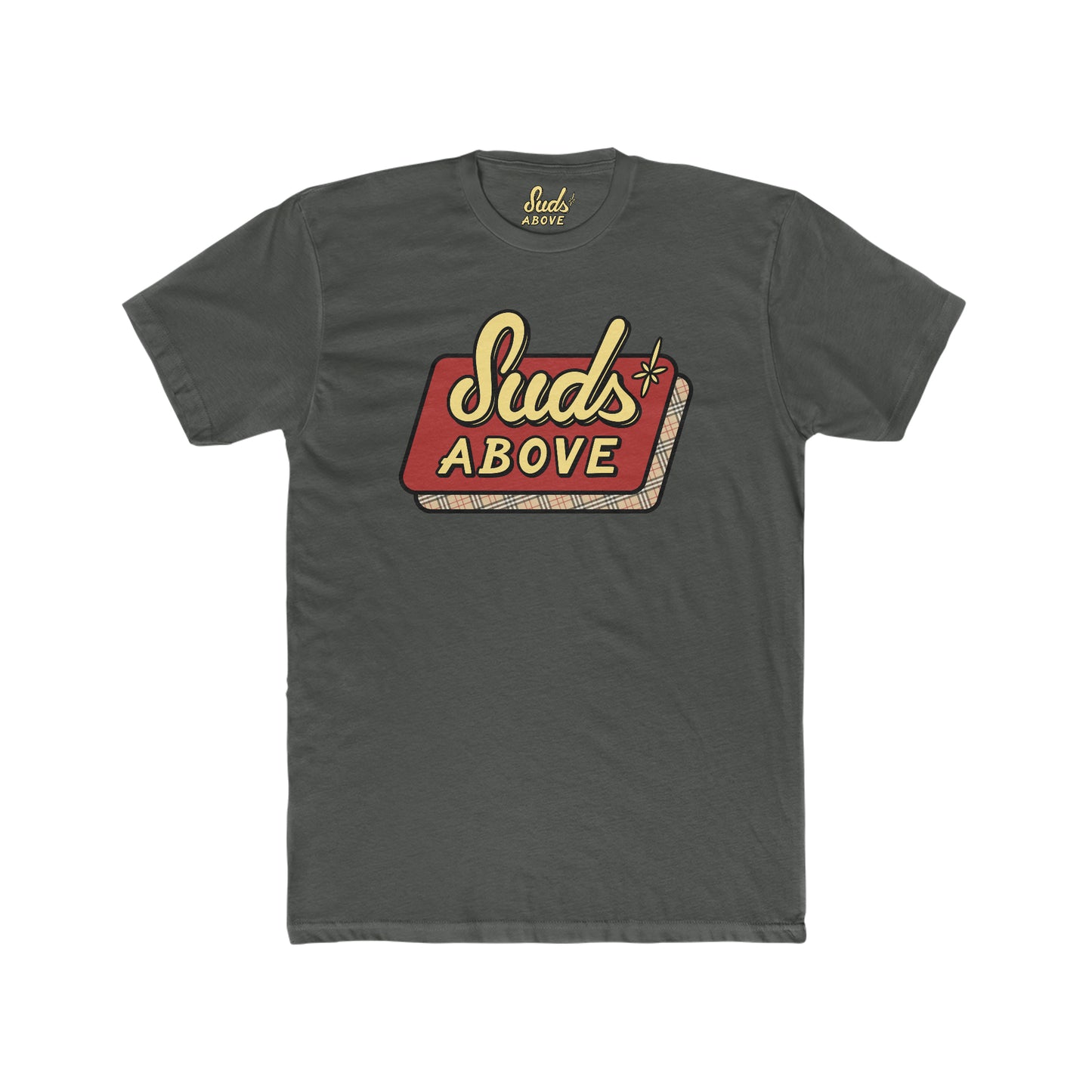 Suds Above Logo T-Shirt - English Plaid