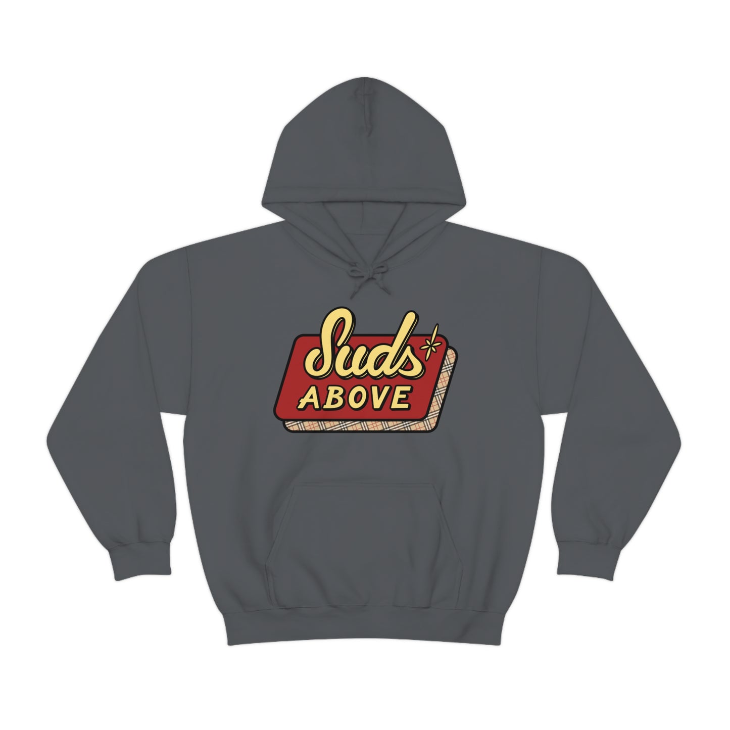 Suds Above Logo Hoodie - English Plaid